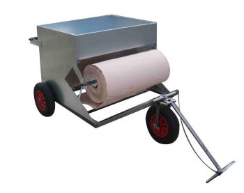 Chariot distributeur d'aliments